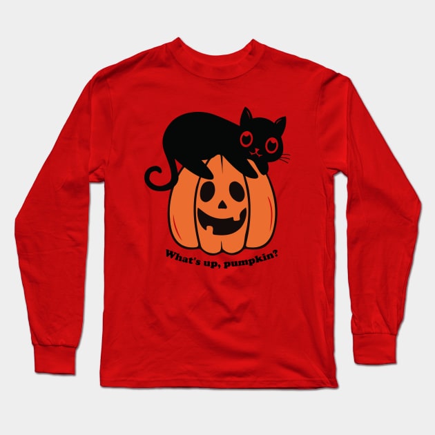 what's up, pumpkin? Long Sleeve T-Shirt by artística